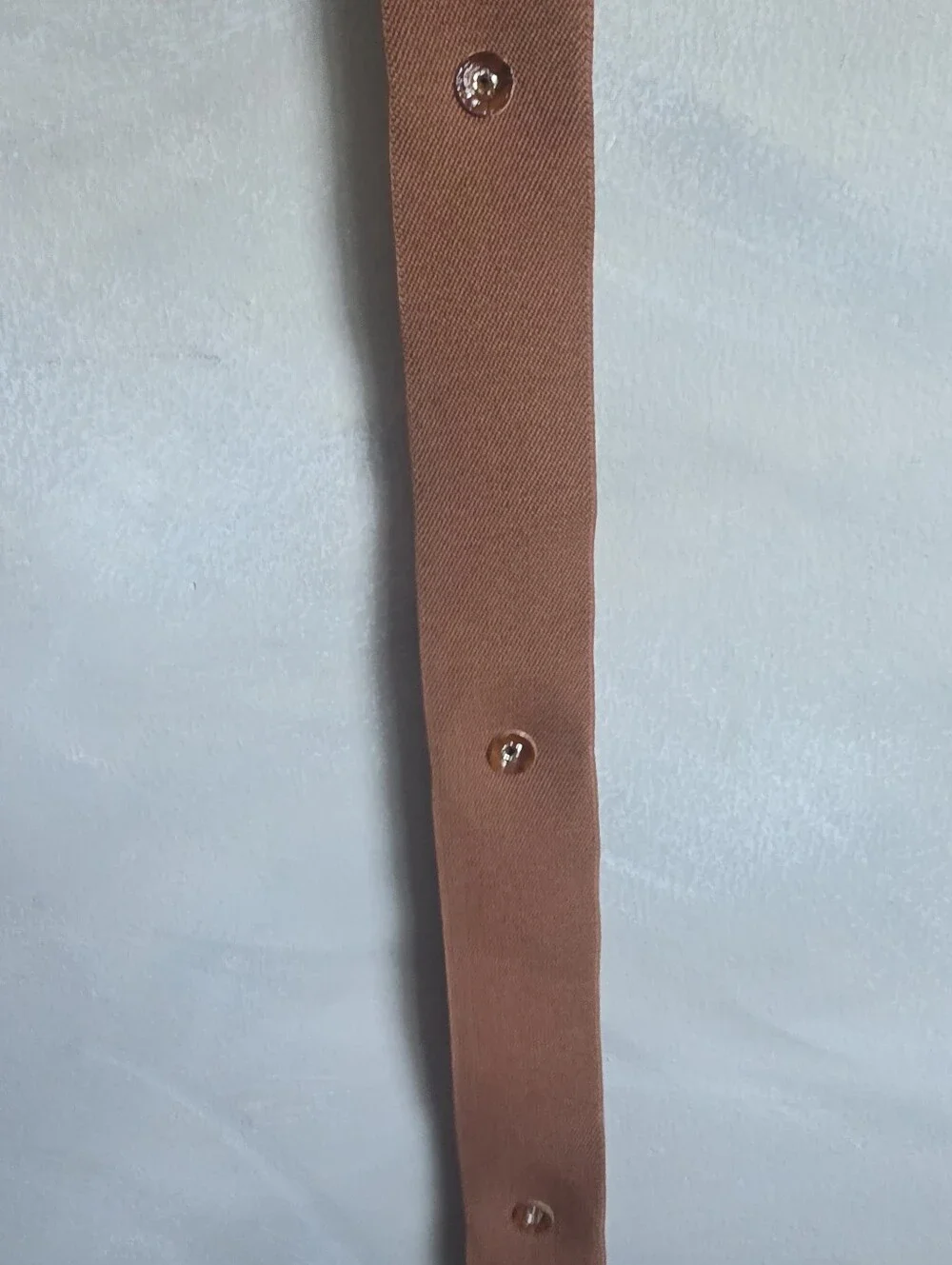 Western Style 5 Concho Tin Belt Brown Elastic Hook Eye Closure One Size